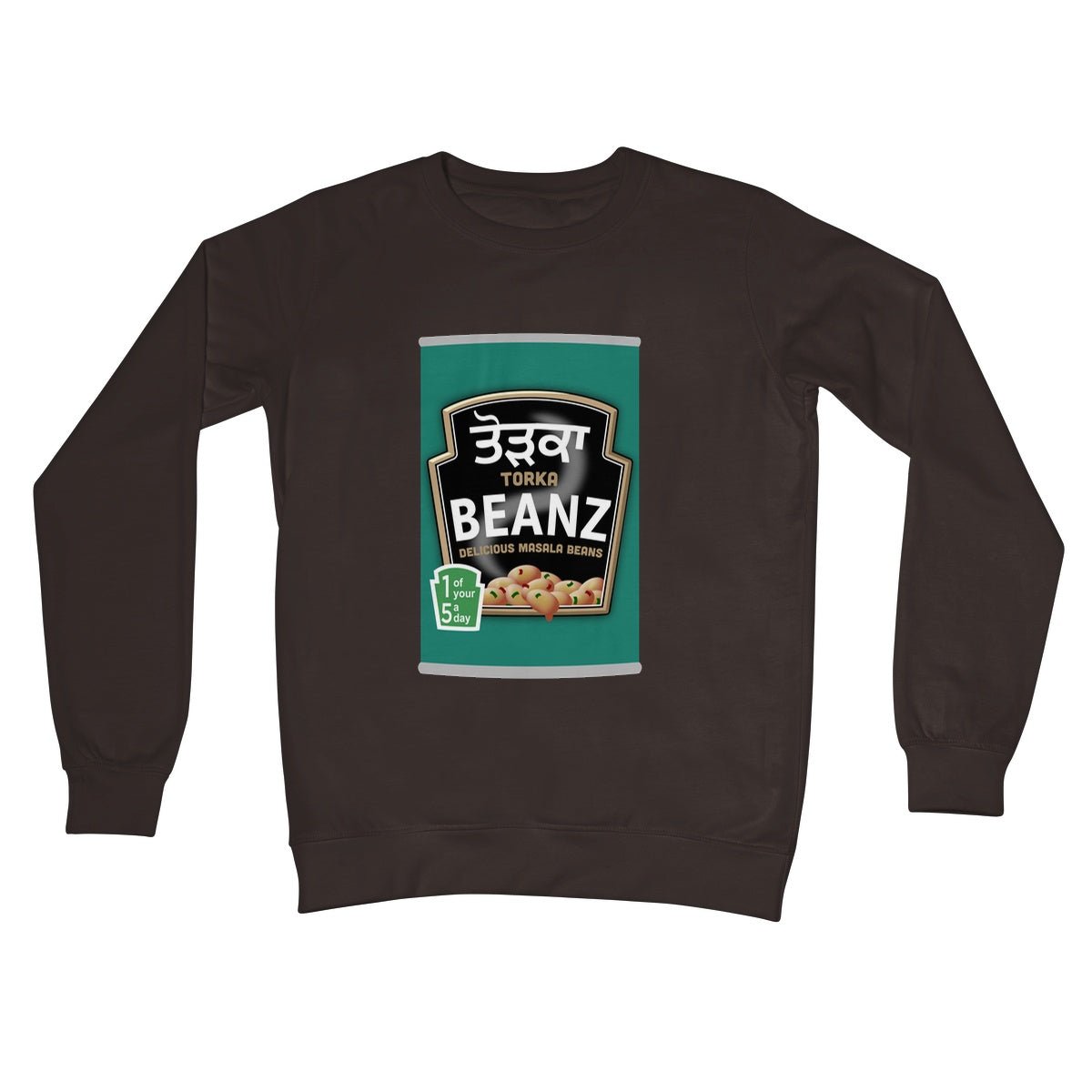 ਤੋੜਕਾ (Torka) Beanz Crew Neck Sweatshirt - ramblingsofasikh