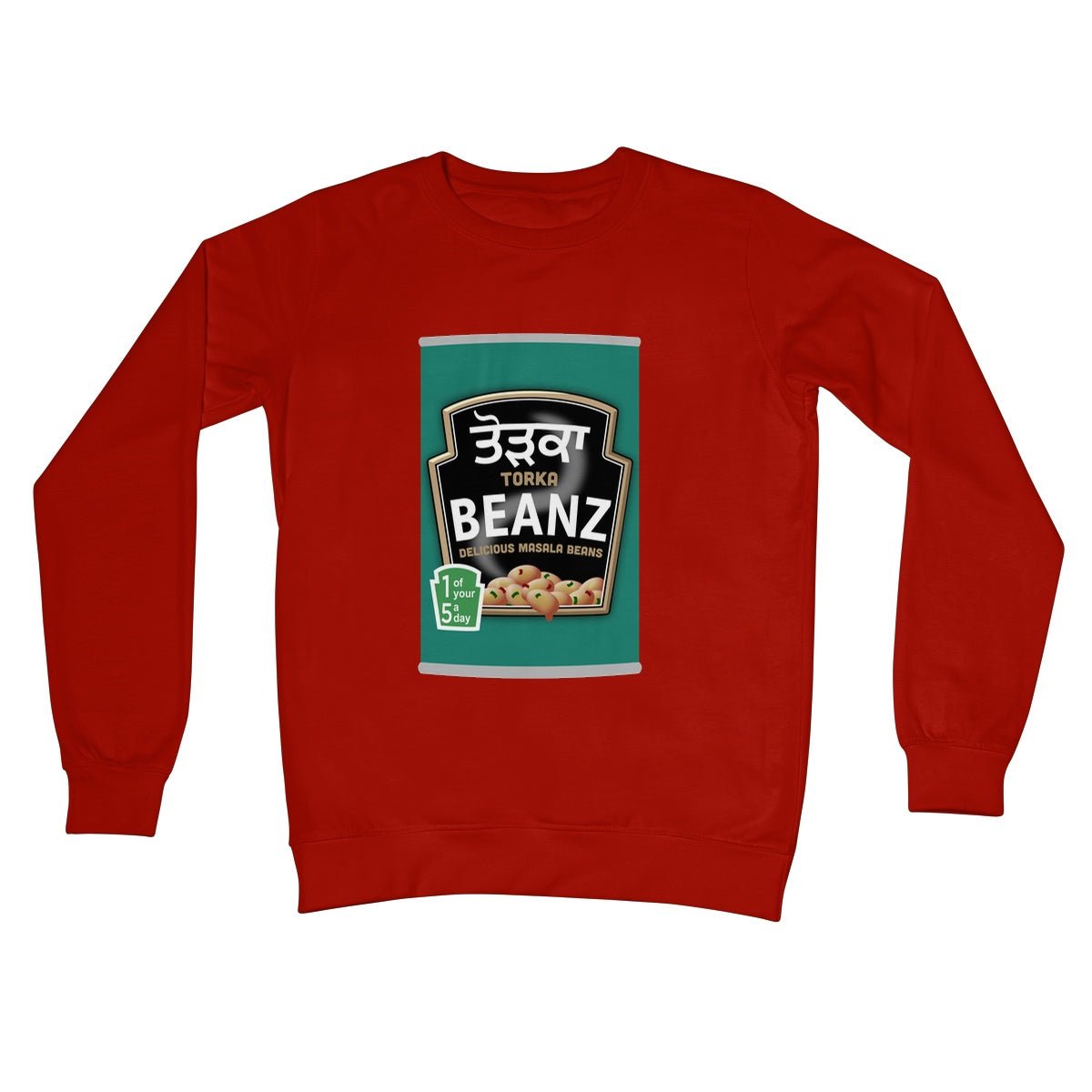 ਤੋੜਕਾ (Torka) Beanz Crew Neck Sweatshirt - ramblingsofasikh