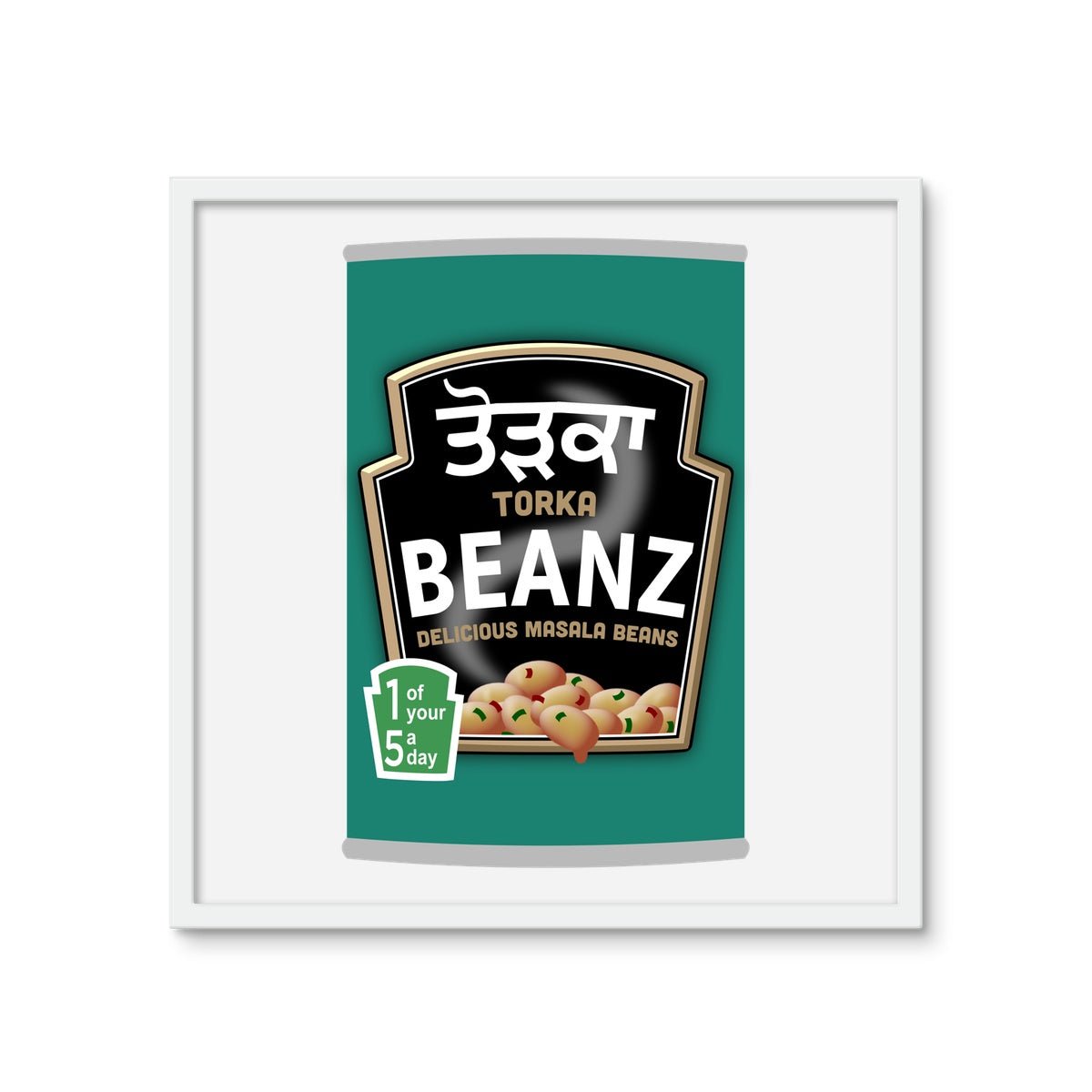 ਤੋੜਕਾ (Torka) Beanz Framed Photo Tile - ramblingsofasikh