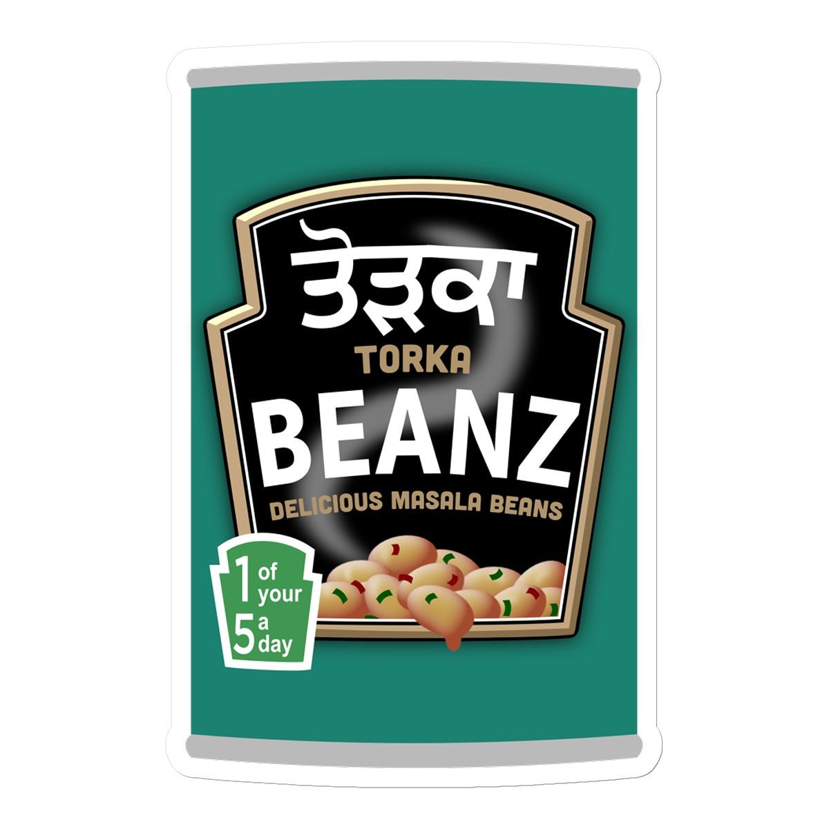 ਤੋੜਕਾ (Torka) Beanz Sticker - ramblingsofasikh