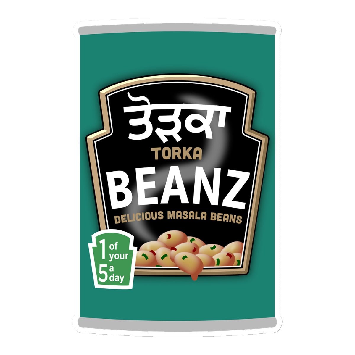 ਤੋੜਕਾ (Torka) Beanz Sticker - ramblingsofasikh