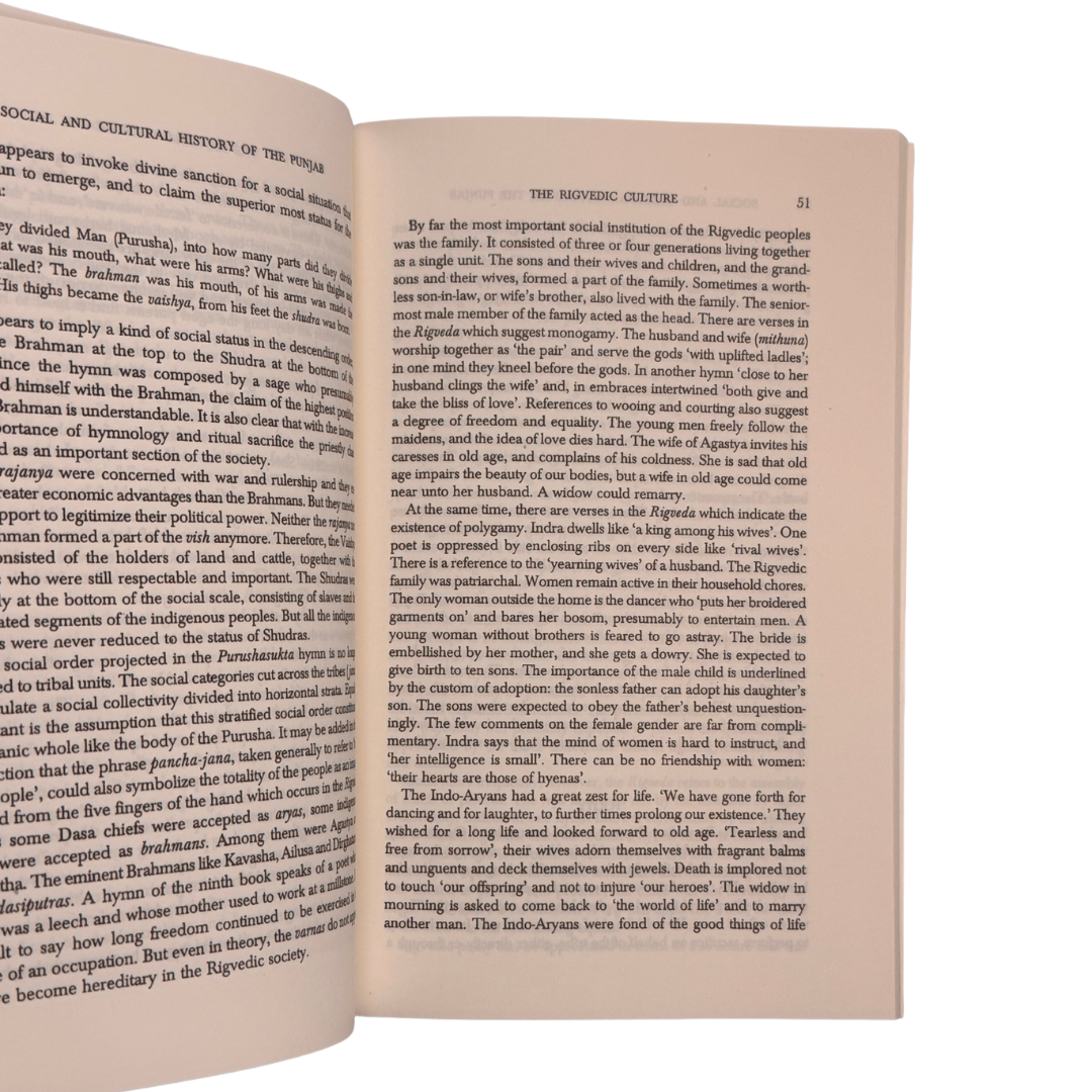 Social & Culture History of the Punjab by J.S. Grewal