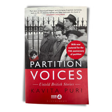Load image into Gallery viewer, Partition Voices: Untold British Stories by Kavita Puri
