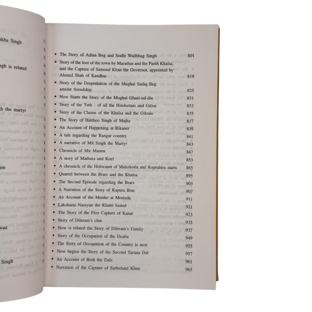 Sri Guru Panth Parkash 2 Vols by Ratan Singh Bhangu Translated by Gurtej Singh