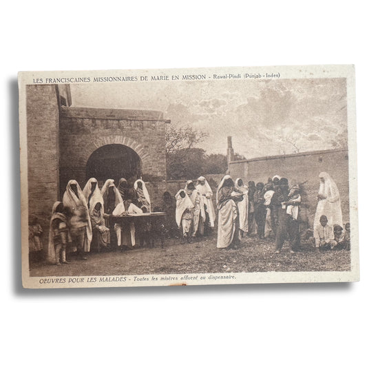 Rawal Pindi, Punjab Dispensaire - Unused Missionary Antique Postcard