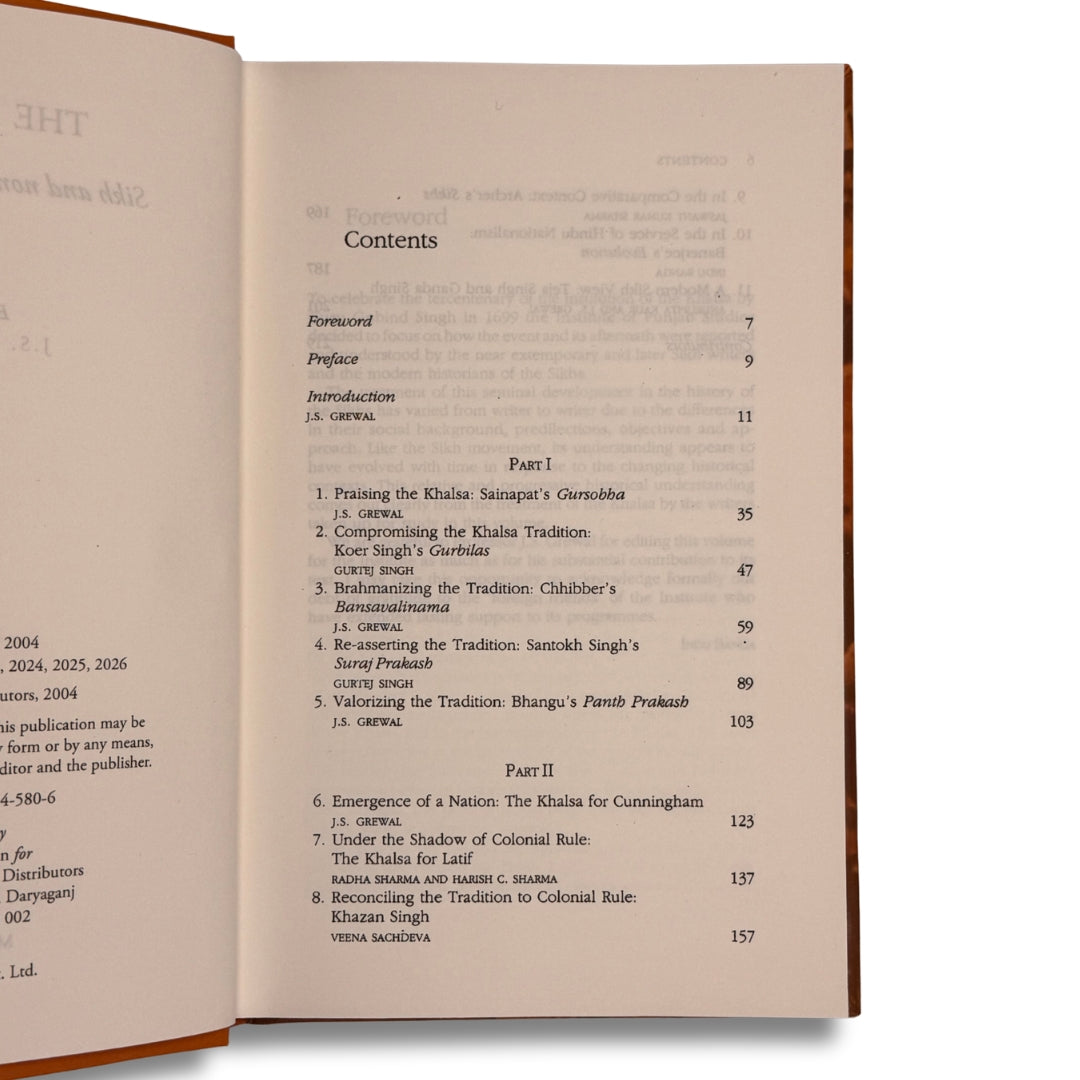 The Khalsa: Sikh & Non-Sikh Perspectives by J.S. Grewal