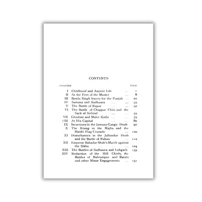 Life of Banda Singh Bahadur Based on Contemporary and Original Records by Ganda Singh (PRE-ORDER)