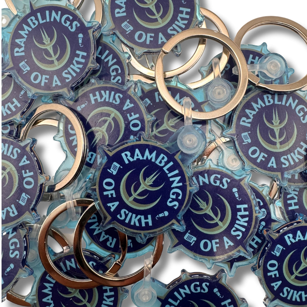 Ramblings of a Sikh Logo Keyring