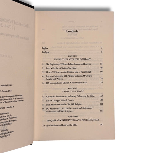 Historical Writing of the Sikhs by J.S. Grewal