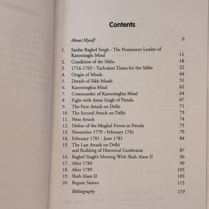 The Great Sikh Warrior: Baghel Singh by Avtar Singh