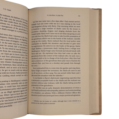 A Little Work, A Little Play by Hardit Singh Malik