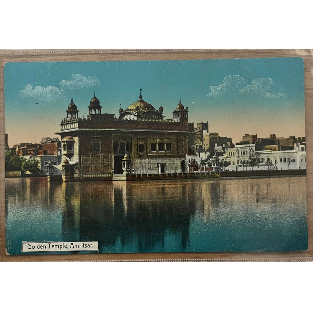 Golden Temple, Amritsar - Used Antique Postcard, 1916