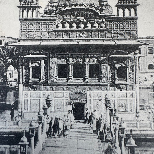 Golden Temple, Amritsar - Unused Antique Postcard - ramblingsofasikh