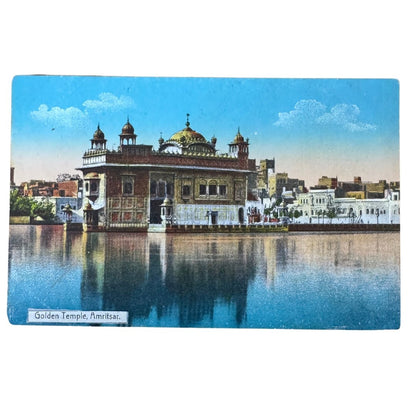 Golden Temple, Amritsar - Used Antique Postcard, 1916 - ramblingsofasikh
