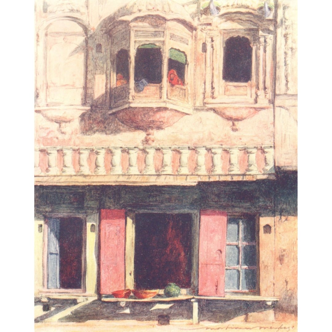 Original Antique Print 1905 - At Lahore, Pakistan - ramblingsofasikh