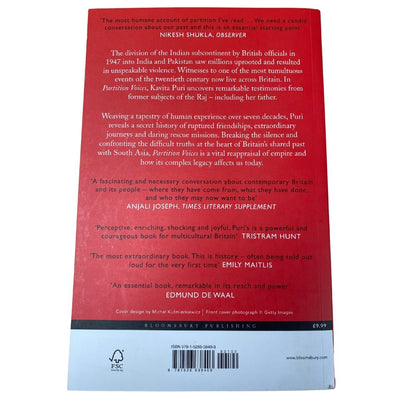 Partition Voices: Untold British Stories by Kavita Puri - ramblingsofasikh