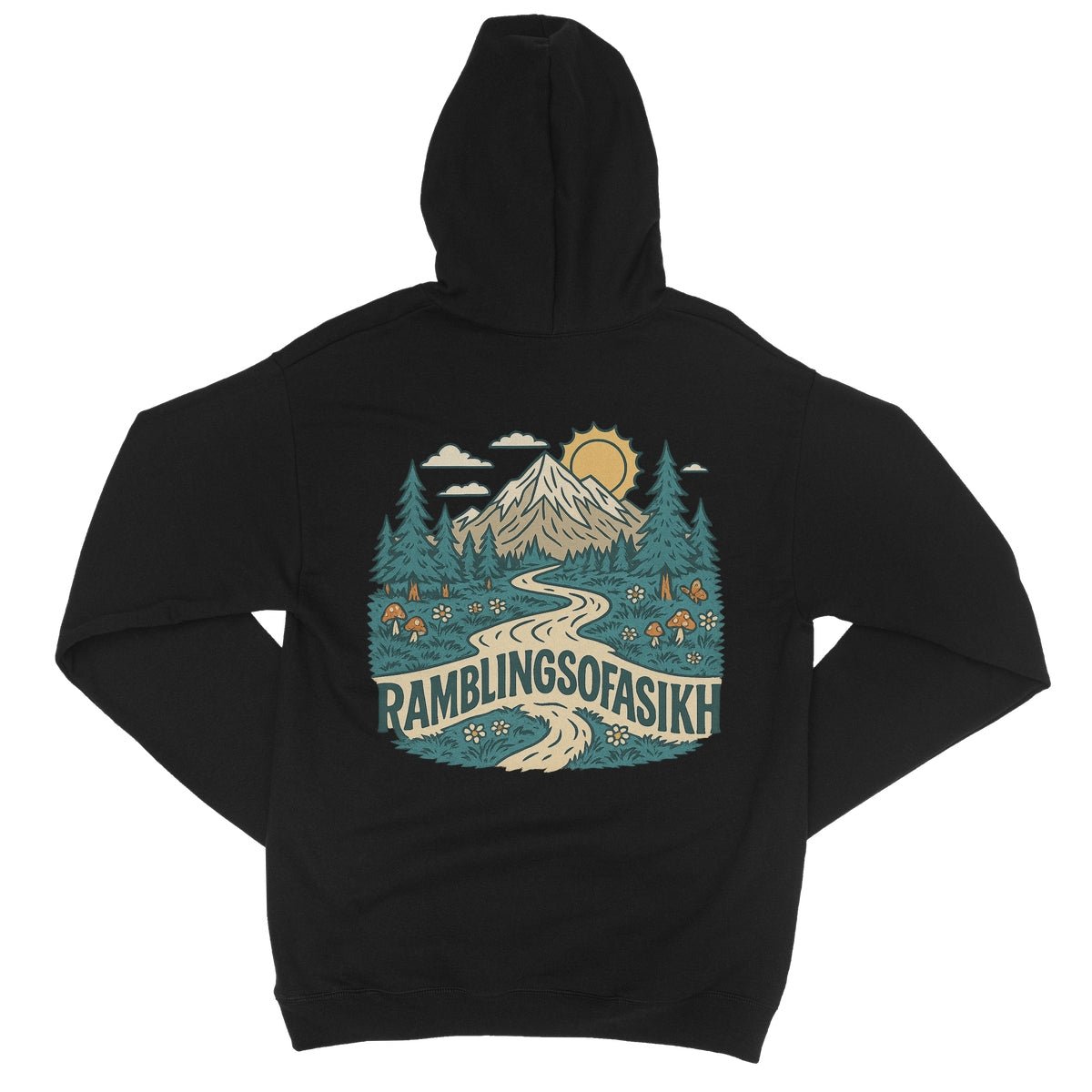 Path of the Wanderer College Hoodie - ramblingsofasikh