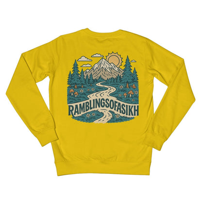 Path of the Wanderer Crew Neck Sweatshirt - ramblingsofasikh
