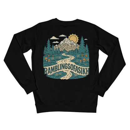 Path of the Wanderer Crew Neck Sweatshirt - ramblingsofasikh