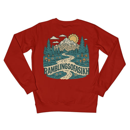 Path of the Wanderer Crew Neck Sweatshirt - ramblingsofasikh