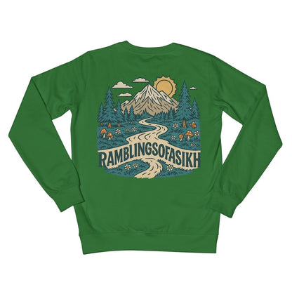 Path of the Wanderer Crew Neck Sweatshirt - ramblingsofasikh