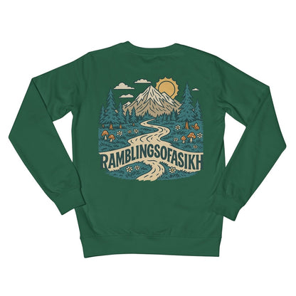 Path of the Wanderer Crew Neck Sweatshirt - ramblingsofasikh