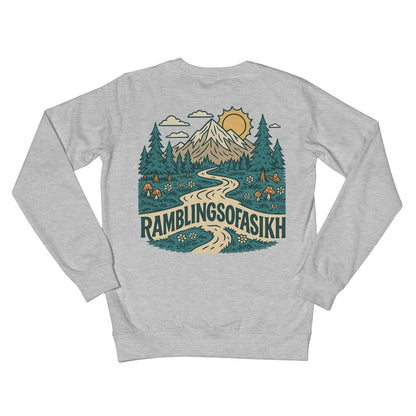 Path of the Wanderer Crew Neck Sweatshirt - ramblingsofasikh