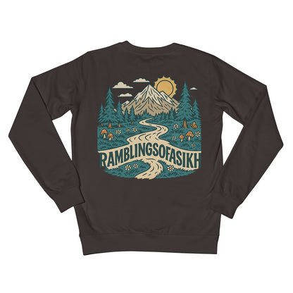 Path of the Wanderer Crew Neck Sweatshirt - ramblingsofasikh