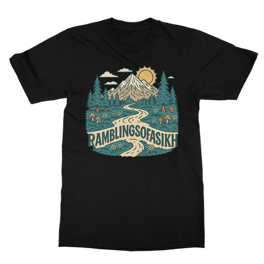 Path of the Wanderer Softstyle T-Shirt - ramblingsofasikh