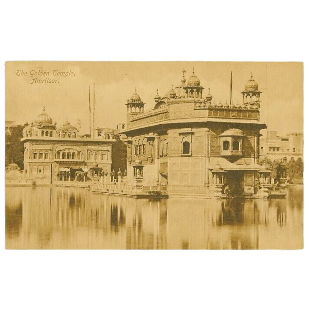Golden Temple, Amritsar - Unused Antique Postcard