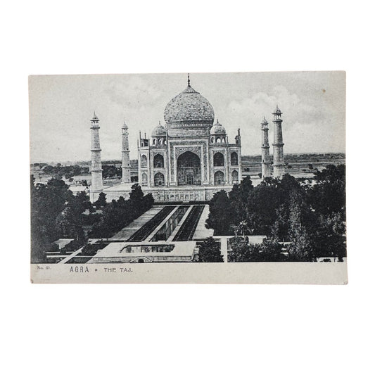 Taj Mahal. Early 20th century - Unused Antique Postcard - ramblingsofasikh