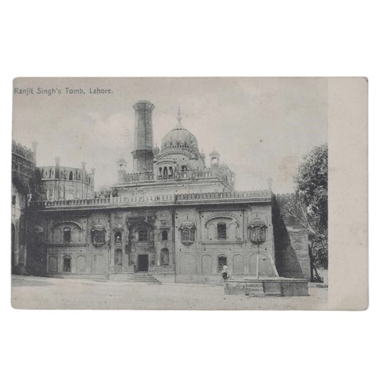 Tomb (Samadhi) of Ranjit Singh - Unused Antique Postcard - ramblingsofasikh