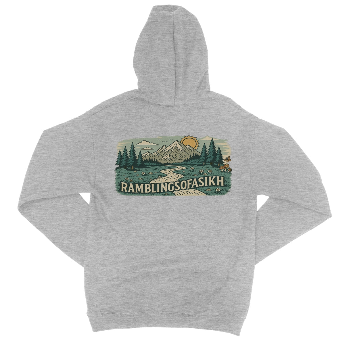 Wanderer’s Panorama College Hoodie - ramblingsofasikh