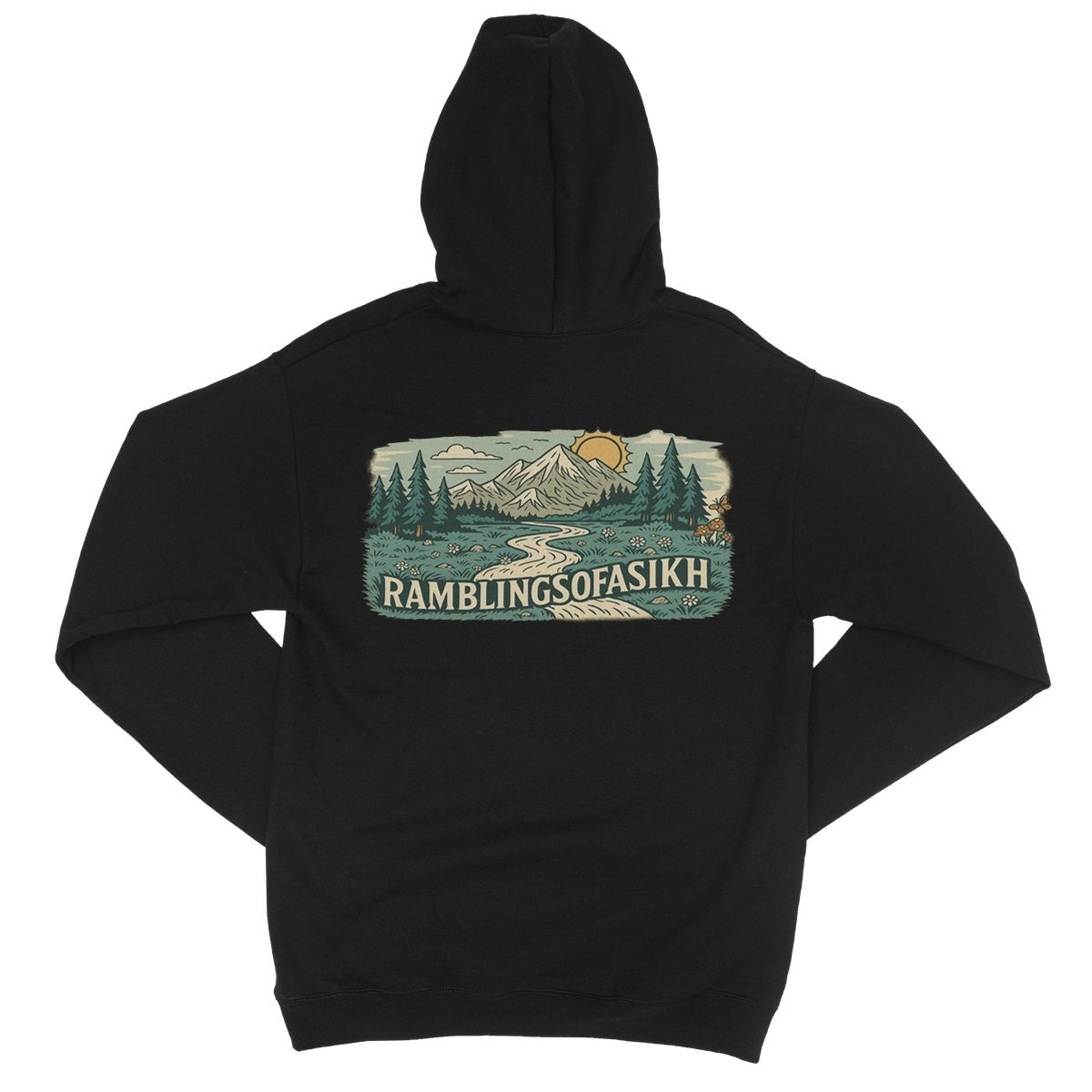 Wanderer’s Panorama College Hoodie - ramblingsofasikh