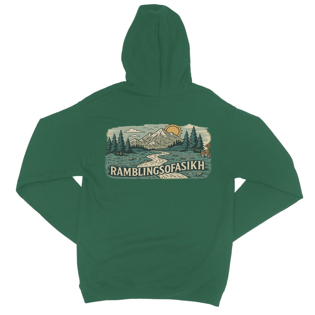 Wanderer’s Panorama College Hoodie - ramblingsofasikh