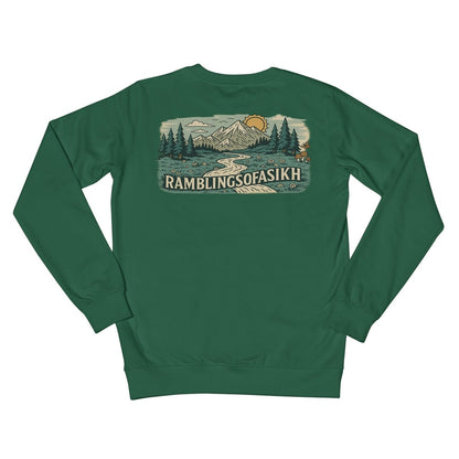 Wanderer’s Panorama Crew Neck Sweatshirt - ramblingsofasikh