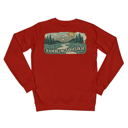 Wanderer’s Panorama Crew Neck Sweatshirt - ramblingsofasikh