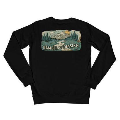 Wanderer’s Panorama Crew Neck Sweatshirt - ramblingsofasikh