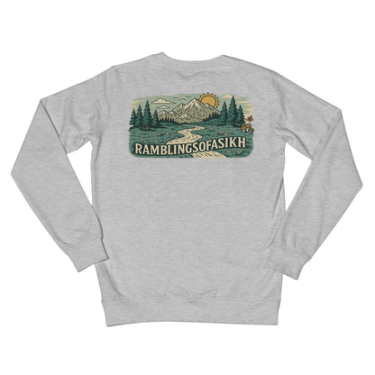 Wanderer’s Panorama Crew Neck Sweatshirt - ramblingsofasikh