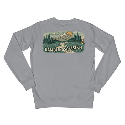 Wanderer’s Panorama Crew Neck Sweatshirt - ramblingsofasikh