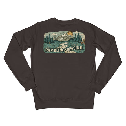 Wanderer’s Panorama Crew Neck Sweatshirt - ramblingsofasikh
