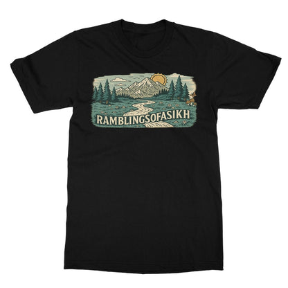 Wanderer’s Panorama Softstyle T-Shirt - ramblingsofasikh