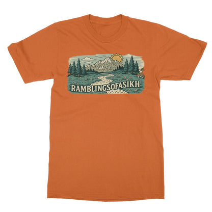 Wanderer’s Panorama Softstyle T-Shirt - ramblingsofasikh