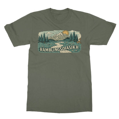 Wanderer’s Panorama Softstyle T-Shirt - ramblingsofasikh