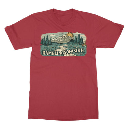 Wanderer’s Panorama Softstyle T-Shirt - ramblingsofasikh