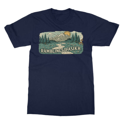 Wanderer’s Panorama Softstyle T-Shirt - ramblingsofasikh