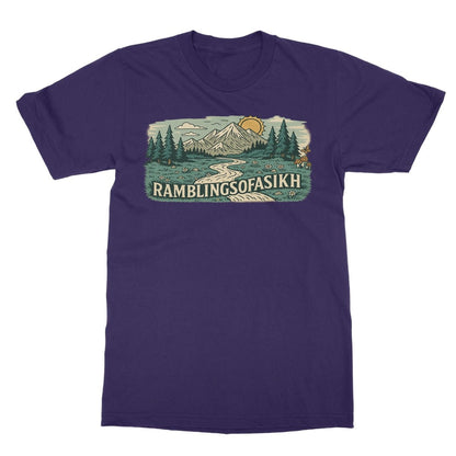 Wanderer’s Panorama Softstyle T-Shirt - ramblingsofasikh