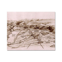 Load image into Gallery viewer, The Areas of Eastern &amp; Western Punjab, 1947. Fine Art Print
