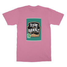 Load image into Gallery viewer, ਤੋੜਕਾ (Torka) Beanz [Design on Reverse] Softstyle T-Shirt - ramblingsofasikh
