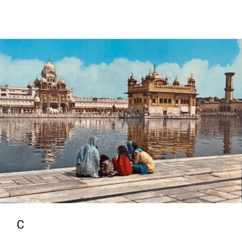 No 12. A Golden Temple. Amritsar. Elar. - Unused Antique Postcard - ramblingsofasikh